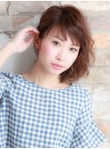 ねじり編みサイドアップ＊