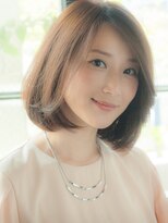 アドラーブル 長岡リップス旭岡店(adorable)&nbsp;前下がりダブルバング☆ヘルシーレイヤーボブ