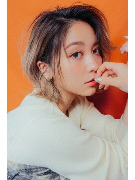 アリー 原宿 表参道(ALLY) [ALLY阿部]リアル外人風グラデーションカラー×ケアブリーチ