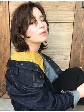 アミュレット バイ サファリ 西荻窪(AMULETTE BY SAFARI) レイヤー×ショート×アッシュブラウン