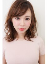 パシフィックダズールバトン(Pacific Dazzle baton)&nbsp;大人綺麗セミディボブカールスタイル　神戸垂水おすすめトレンド