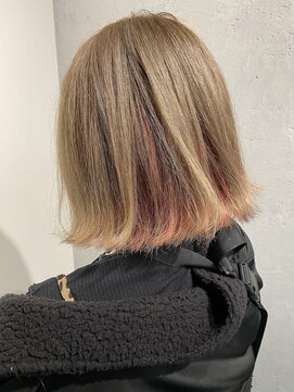 サロウィン 池袋(SALOWIN) ブランドベージュ×コーラルピンク01