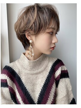 ジエクト 本店(The Ect) 柔らかショート×ナチュラルベージュ