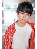 オースティン 流山おおたかの森(AUSTIN)&nbsp;ツイストパーマ七三オールバックマッシュウルフスリークショート