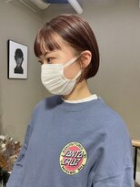 ヘアー アイス ルーチェ(HAIR ICI LUCE) ピンクブラウン・ミニボブ/林