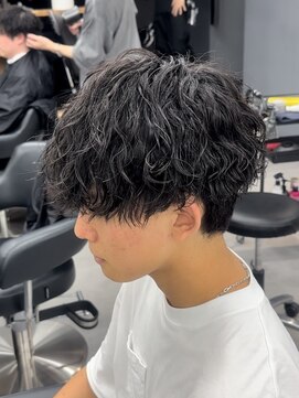 オーバルバイアピッシュ(OVARL by apish) 緩め大きめ波巻きパーマ