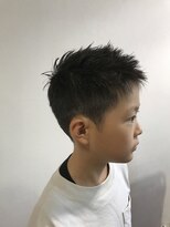 サロン ド ビューティー ラ デュース&nbsp;夏休みはスパイキーに短髪に