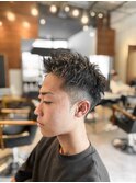 【IRIE HAIR赤坂】メンズカット×刈り上げ×アップバング×束感