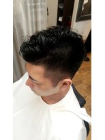 ティーズバーバー 亀有店(T's BARBER) アシメパーマ