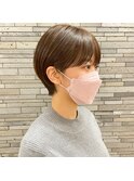 マチルダボブ/ピンクベージュ/インナーグレージュ[自由が丘駅]