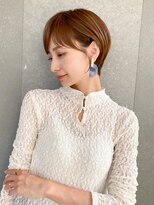 ロンド レグリーズ 立川(Lond leglise)&nbsp;ショート×顔周り×前髪×シルキーベージュ×グレージュカラー