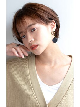 ルシーダ 久米川店(Lucida) 前髪長めショートボブ