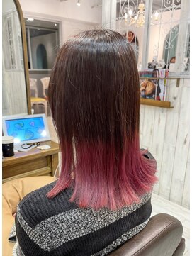 レイラバイアフロート 吉祥寺(Lila by afloat) ピンクカラー/エンドカラー/グラデーションカラー