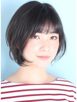 インセプション 銀座(INCEPTION) 小顔美髪シアーカラーカールショートセミディ姫カット