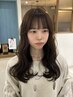 【kana限定】顔周りカット＋透明感カラー＋3stepトリートメント