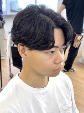 ビカム 名駅(become) 【フェザーショート】フェザーパーマ 名古屋 センターパート