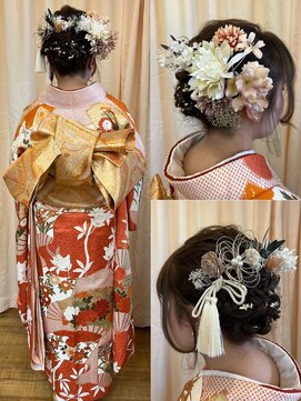 ヘアーメイク ツインズ(Hair Make TWINS) アップスタイル × 編み込み