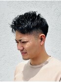 爽やかフェードカット【アップバングショート】