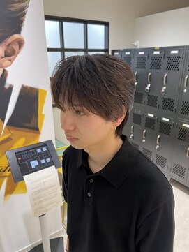 ステージ(STAGE) ダウンパーマ　センターパート　シャドウパーマ