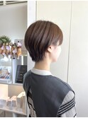 襟足すっきりマッシュショート