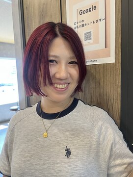 ブレス 横浜(bless) ミニボブ/ボブ/チェリーレッド