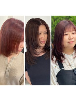 印象を左右する前髪や顔周りは女性にとって1番大切！あなたの魅力を最大限に引き出します☆