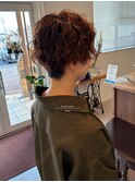 ショート×パーマ