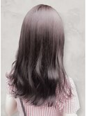 透け感♪赤みオフ◎透明感カラー×髪質改善グレージュ