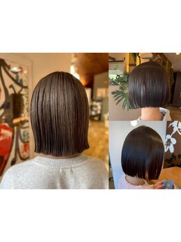 庭園のように計算されたフォルムで、あなたに似合うショートヘアを＊髪質改善ショートで更に美しく…◇