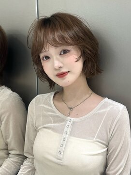 サンドイエナ 横浜店(sand yena) くびレイヤーボブルフネビージュ小顔ワンレンこなれミディ