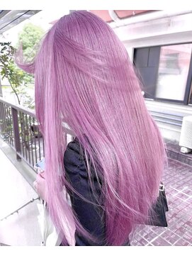 ジーナリア(Xena ria) ピンクカラー/姫カットレイヤー/ケアハイトーンブリーチ★24