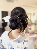 オリー 掛川大坂店(OLY) 卒業式ヘアセット/カチモリシニヨンヘア