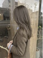 ニコリヘアワークス(nicori hair works) ロング×ニュアンスレイヤー×シアーベージュ2