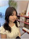 夏カラー×透明感グレージュ×ブリーチなしカラーレイヤー