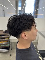 テンション(tension)&nbsp;メンズカットシャドウパーマニュアンスパーマ眉毛カット札幌大通