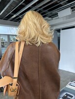 マトペ&nbsp;海外風レイヤーボブ/抜きっぱなしブロンド