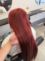 ラック 津田沼(LUCK)&nbsp;レッドカラーダブルカラーインナーカラーケアブリーチ