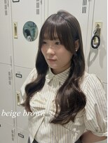 ユニークバイケンジ 町田(unique KENJE)&nbsp;ブリーチなしでできるベージュブラウン