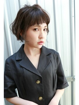 ラボ(Ravo) [Ravo]＊大人かわいいワンカールショートボブ＊THROWカラー