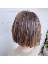 ミューズジャルダン(MUSE jardin)&nbsp;ハイライトバレイヤージュ×ボブスタイル