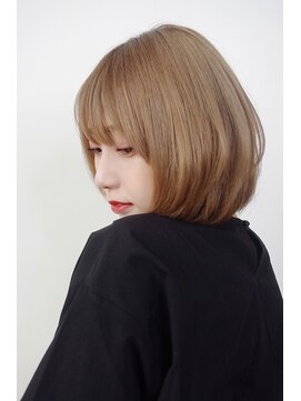ビーハイブ 一番町店 アヴェダ(BEHIVE) 大人可愛いひし形ショートボブ20代30代40代オススメ♪