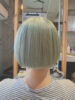 ワンダーヘアーグルーミング(WANDER Hair grooming) おしゃれボブ！エメラルドグリーンボブ【WANDER 三軒茶屋】