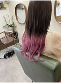 ピンクグラデーションカラー