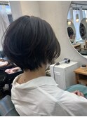 丸みショートボブ