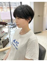 ショートボブ/大人巻き/ぷつっとボブ/ナチュラルモード/銀座駅