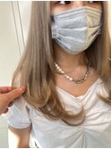 髪質改善＊艶髪ペールベージュ＊美髪【Zina 渋谷】