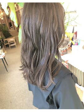 ブレンド(BLEND) くすみベージュのロング