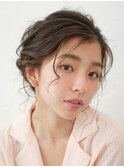 三軒茶屋_レディース_ロング_ヘアアレンジ_アップスタイル_小顔