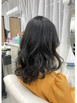 ヘアアンドメイク スタジオ ミムロ(HAIR&MAKE STUDIO MIMURO) ミディアムレイヤー・ウェーブ巻き