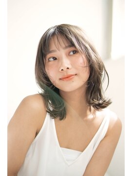 ジュール 新宿三丁目(Joule) ミディアムヘア/ショコラベージュ/ボブルフ/新宿